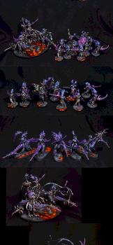 Slaanesh daemons Army by kommissar Manul