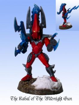 First Dark Eldar warrior by EndMntn