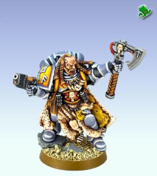 WH40K Space Wolves Rune Priest by leprechaun studio