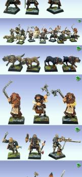 Mordheim Witchhunters Warband by leprechaun studio