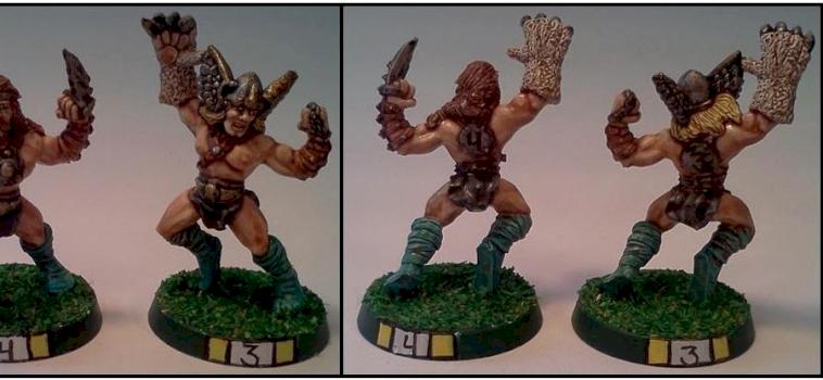 Blood Bowl Norse Catchers by Lou Rollins