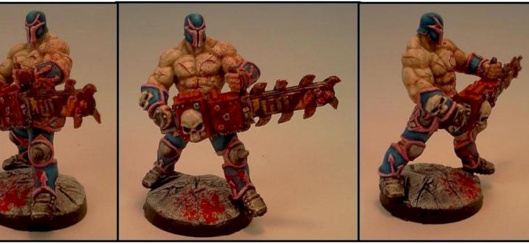 Chaos Warrior w/Chainsaw by Lou Rollins