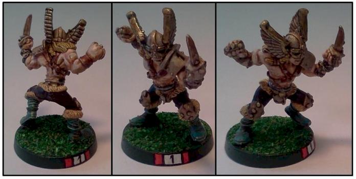 Blood Bowl Norse Blitzer by Lou Rollins