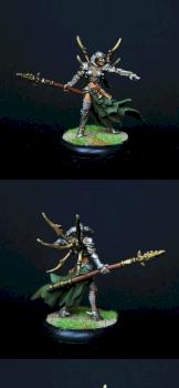 Warmachine Cryx Warcaster Warwitch Deneghra by Anolecrab