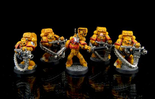 Imperial Fists Devastators by MitchStevensMinis