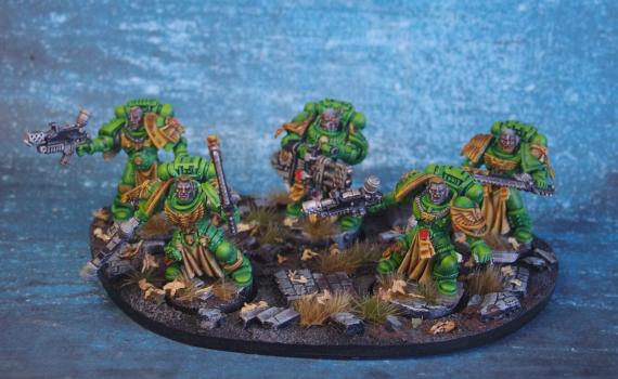 Salamanders Sternguard Veterans by PowerhouseMiniatures