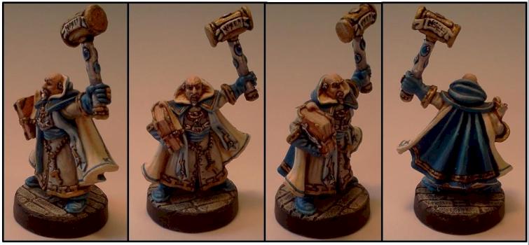 Warhammer Quest/Fantasy Warrior Priest by Lou Rollins