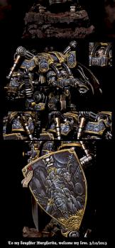 The gothic dreadknight - Gold Vehicle GD italy 2013 by franciuus