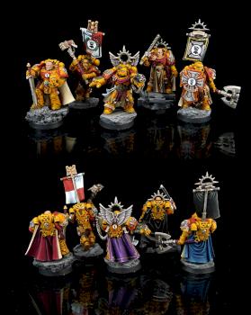 Imperial Fists Masters of the Chapter by MitchStevensMinis