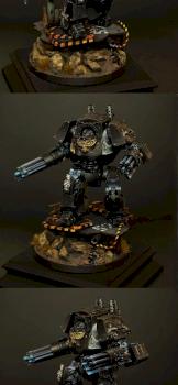 Black Templar venerable dreadnought by Flameon