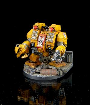 Imperial Fists Ironclad Dreadnought by MitchStevensMinis