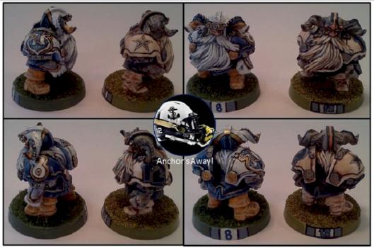 Dwarf Blocker-Blood Bowl by Lou Rollins