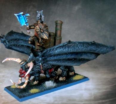 Converted Chaos Dwarf hero on Bale Taurus by Beerzerks Painting