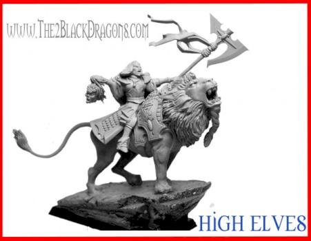 Fantasy High elves Hochelfen Löwen Haut Elfes Warhammer by The 2 Black Dragons