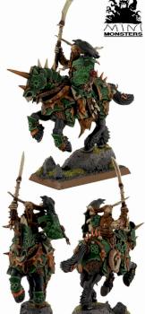 Chaos Nurgle Sorcerer on Steed by dargo000