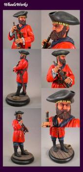 Verlinden Pirate Captain 200mm ( Repost ) by cfwheeler58