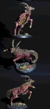 Kingdom Death Screaming Antelope by cptRamires