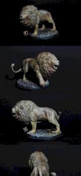 Kingdom Death White Lion by cptRamires