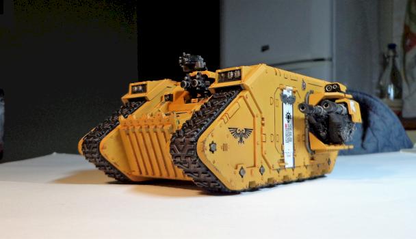 SPACE MARINES LAND RAIDER by sikamikanico