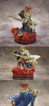 A Knight in Hell - Stormcast Eternal Knight-Questor Warhammer Games Workshop by Kuribo