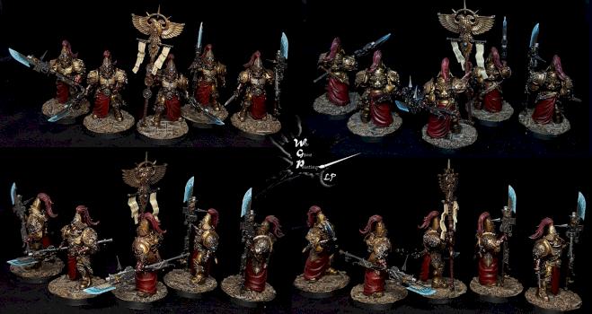 Custodian Wardens Adeptus Custodes Commission Painted Warhammer 40K by CroWarGamePainting