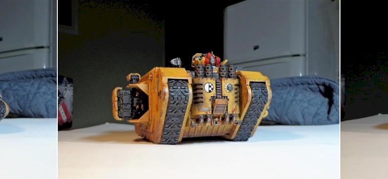 SPACE MARINES LAND RAIDER CRUSADER by sikamikanico