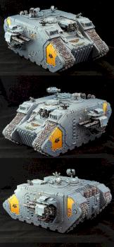 Space Wolves' Land Raider by preroman