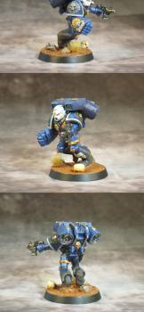 Ultramarine Vanguard Veteran Squad Space Marine by Kuribo