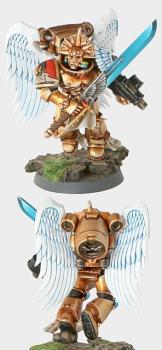 Blood Angels Sanguinary Guard by Perfectus Art Studio