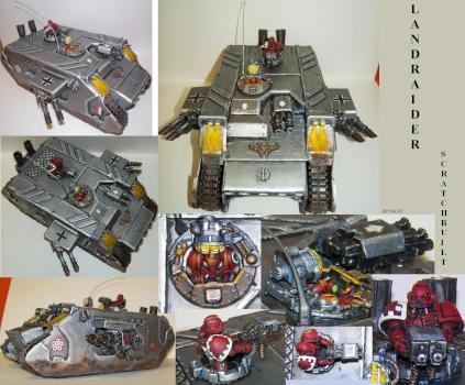 Scratchbuilt Land Raider / Grey Knights by Paule