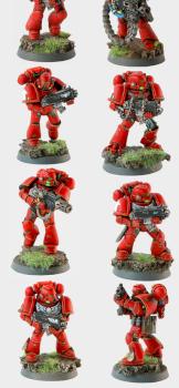 Blood Angels Tactical Squad by Perfectus Art Studio