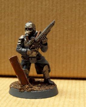 Death korps grenadier with rifle by AJ Tudor