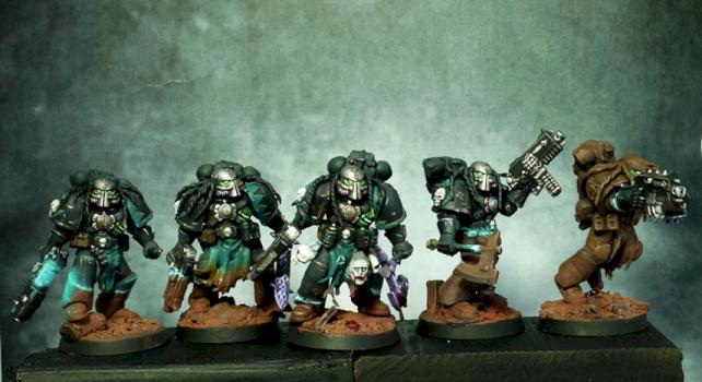 Chaos marine ripper squad/ predators by C0rbin