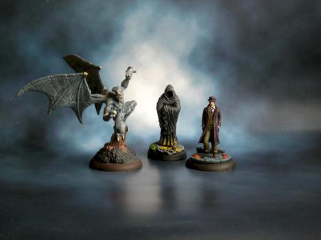 Cthulhu Mythos Lovecraft - Gargoyle, Cultist, FBI Agent Roland Banks by Mark77