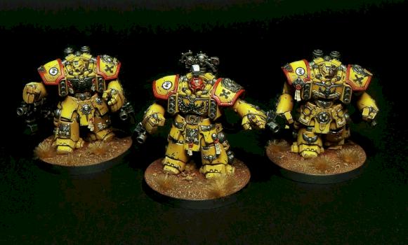 Space marines imperial fists devastator centurion squad by karpunk