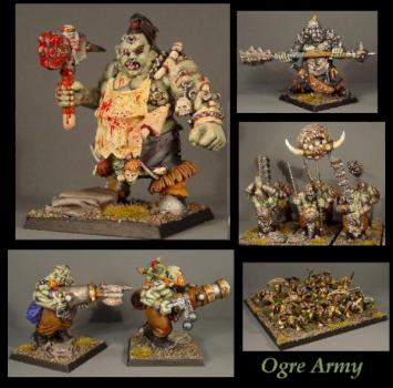 Ogre *Dark Sun Tribe* Army by blue moon miniatures by bluemoonminiatures