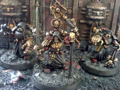 space marine chaplain with retinue by bamcky2k