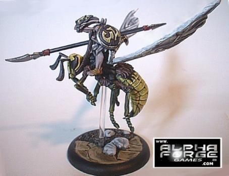 Yagamuna goblin giant wasp rider 28mm scale by Lord Shoggoth