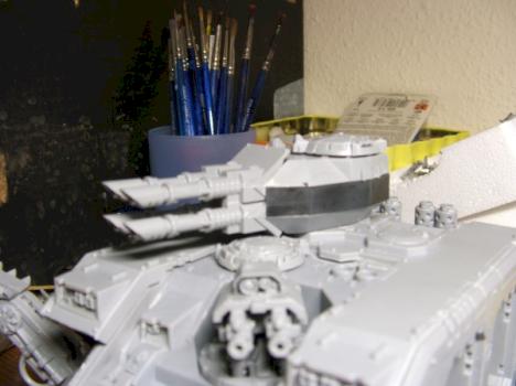 Walking Death Guard  Landraider 2 Turret by SgtHudson