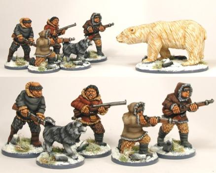 Copplestone Inuit Hunters Polar Bear Hunt by witchhunter