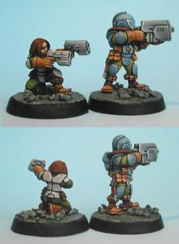 Sven and anna, Grymms from Hasslefree miniatures. by Mix