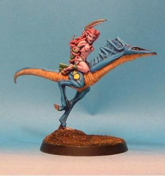 Daemonette of Slaanesh on Steed by leopardpixie