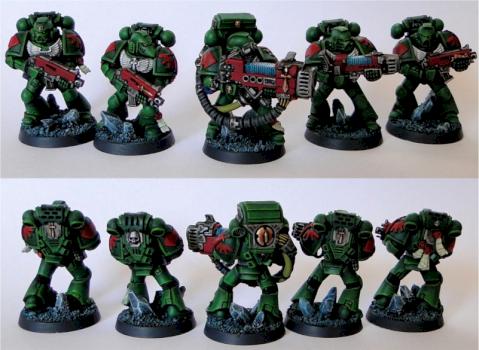 Dark Angels Tactical Squad 01 Part II by Wuestenfuchs