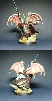 Word Bearers Winged Chaos Lord by Inq Tiberius