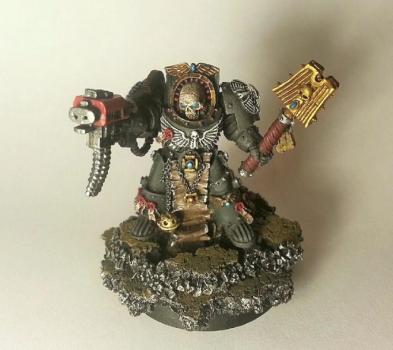 Poncho The Terminator Chaplain in 3D by Gunmetalgrey