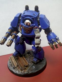 Ultramarines Contemptor Dreadnaught by keimigca