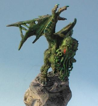 Dread Cthulhu (Reaper Miniatures Eldritch Demon) by DarkHaunter62