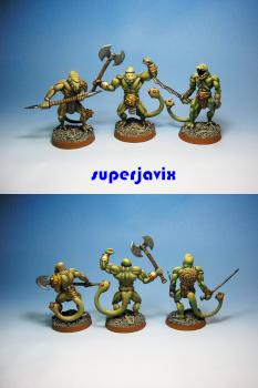 HeroQuest Fimirs Bog Raiders (Blood Moon Miniatures) by superjavix