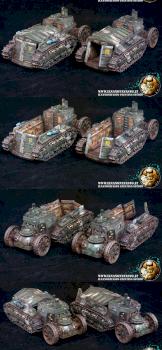 Dystopian Legion The Prussian Empire Sturmwagen APC by ILNANONEFASTO.IT by Tzardauker