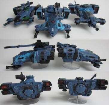 Tau empire - gunship - hammerhead - devilfish by Karrandras